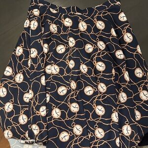 ModCloth clock skirt XL